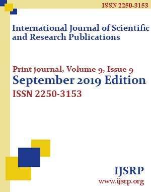 IJSRP print journal September 2019