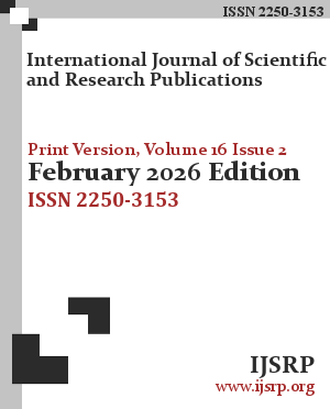 IJSRP Current Issue