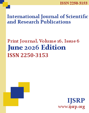 IJSRP Current Issue