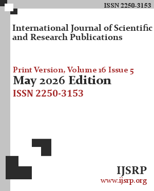 IJSRP Current Issue