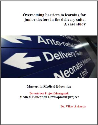 Overcoming barriers to learning for junior doctors in the delivery suite: A case study